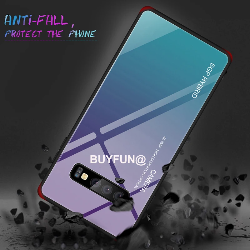 Чехол s10 plus для samsung galaxy s10e s10plus градиентные чехлы телефонов s 10 e 10e чехол из