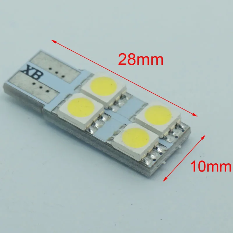 Lcare 10 шт. T10 белый 4 5050 SMD LED 194 168 W5W автомобильный сигнал боковые габаритные лампы|t10