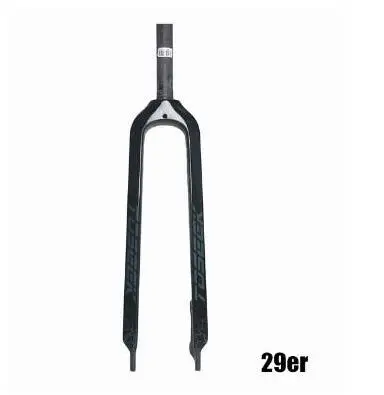 29er black TOSEEK 26/27. 5/29 дюймов труба из углеродистого волокна 3K полностью из углеродного волокна, вилы велосипед Mtb горный велосипед вилка, части велосипеда 1-1/" Лидер продаж вилка - Цвет: 29er black