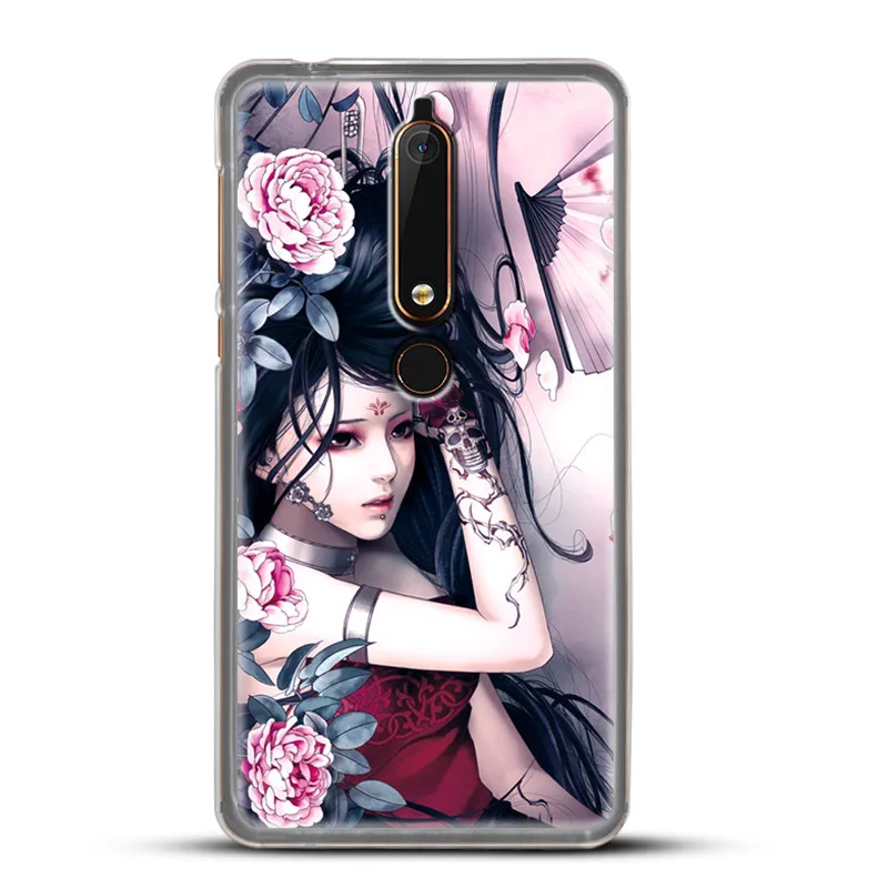 Для Nokia 6 2018 чехол 1 Чехлы Роскошные Мягкие силиконовые ТПУ чехлы для TA-1068 TA-1050 TA-1043