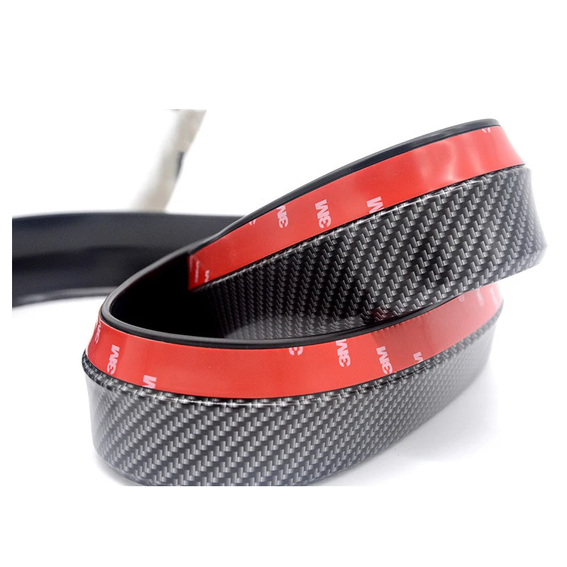 Автомобильный Разветвитель полосы спойлер дверной бампер из углеродного