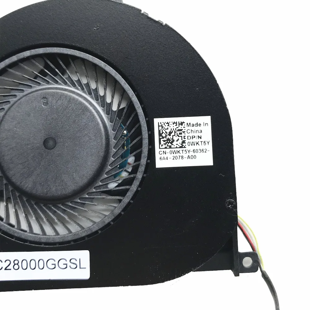 Для ноутбука DELL E5470 радиатор ЦП с вентилятором CN 0H3H1P AT1FD0030CL 0WKT5Y DC28000GGSL 100%