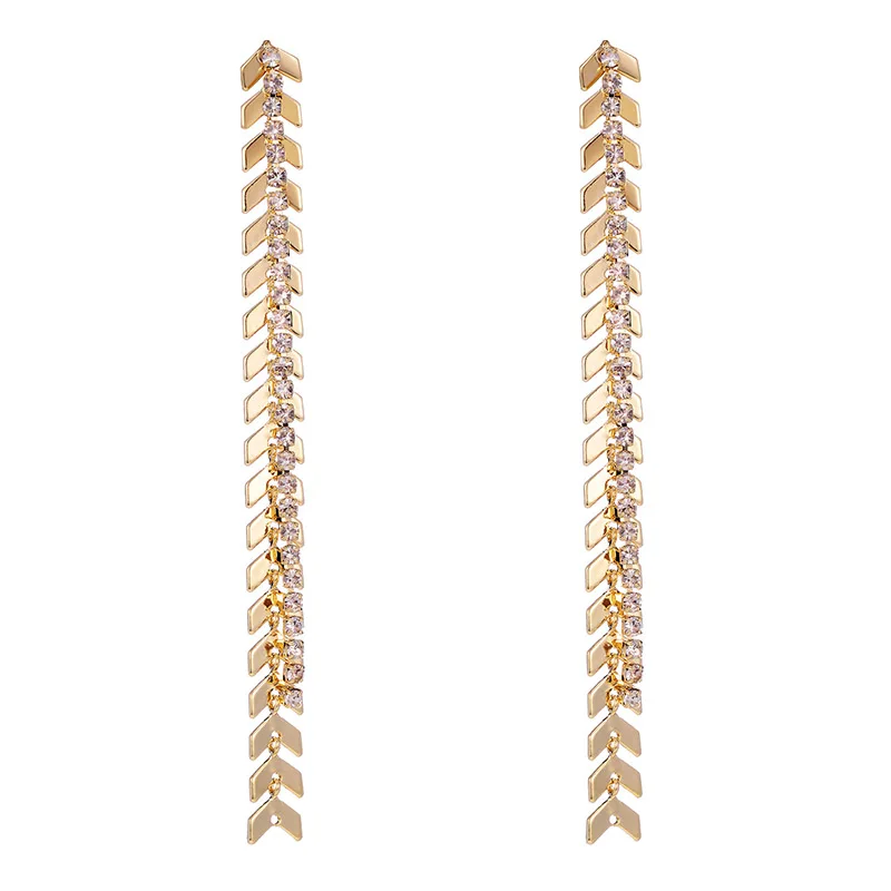 

Trendy Wheat Ears Women Earrings Long Dangler Brand New Hot Selling Ear Jewelry Brincos Quality Alloy Made