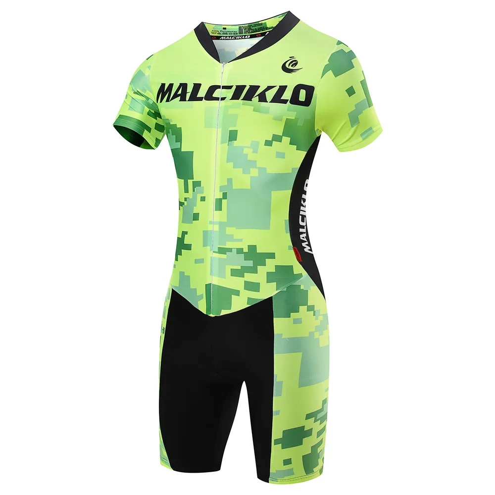 Pro Team триатлон костюм для мужчин Велоспорт Джерси Skinsuit комбинезон Майо Одежда