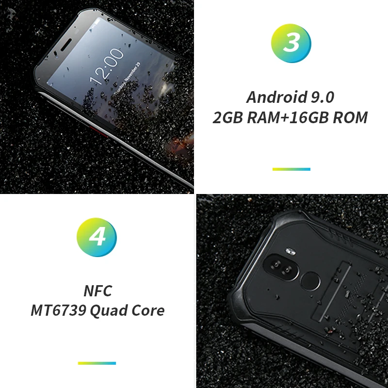 DOOGEE S40 смартфон с 5 дюймовым дисплеем четырёхъядерным процессором MT6739 ОЗУ 2 Гб ПЗУ