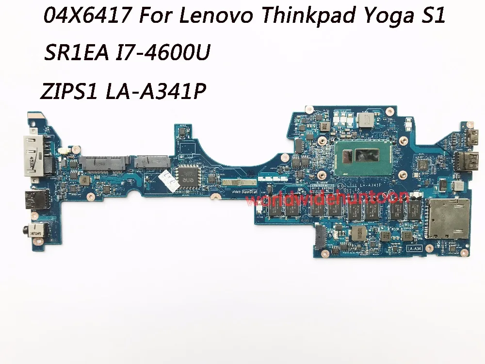 Высококачественная материнская плата для ноутбука Lenovo Thinkpad Yoga S1 SR1EA i7-4600U ZIPS1 LA-A341P