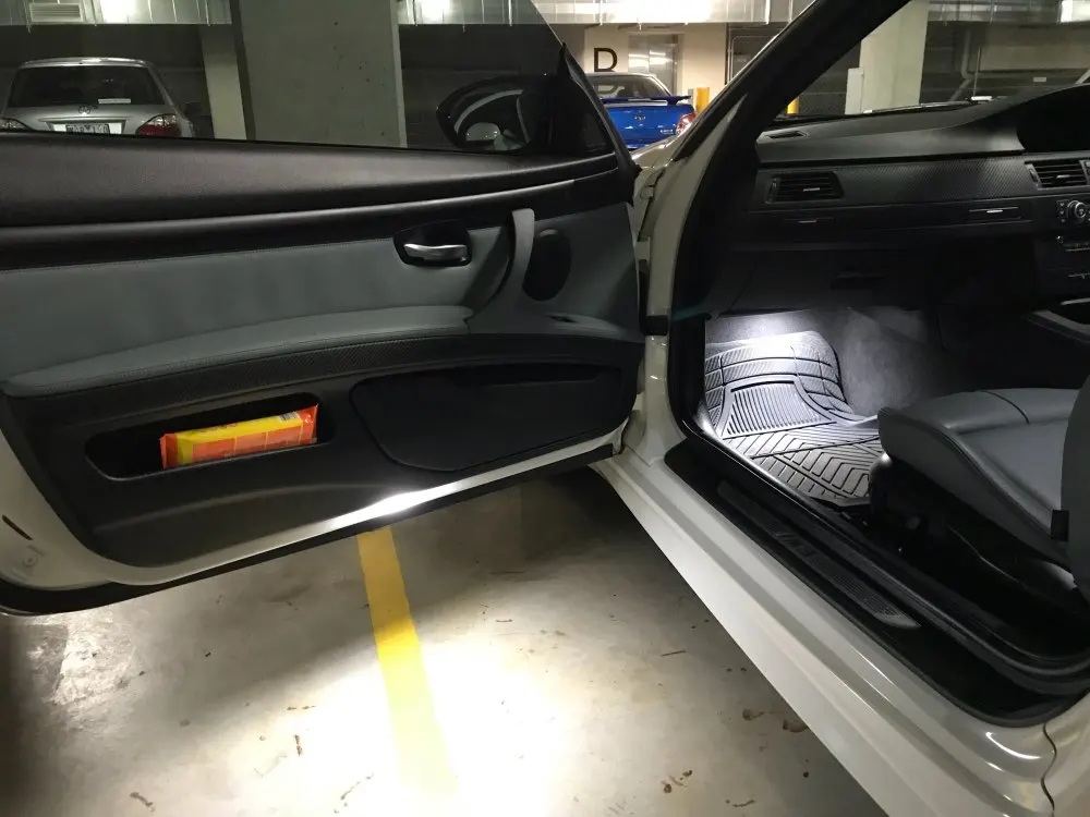 1 пара светодиодный подвесной светильник под дверь Автомобильный Дверной для BMW