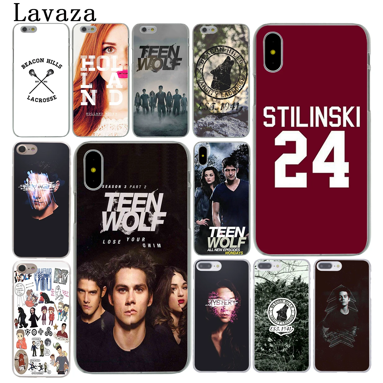 Модный жесткий чехол для телефона Lavaza Stilinski 24 Teen Wolf iPhone XR X XS 11 Pro Max 10 7 8 6S 5 5S SE 4S 4|phone
