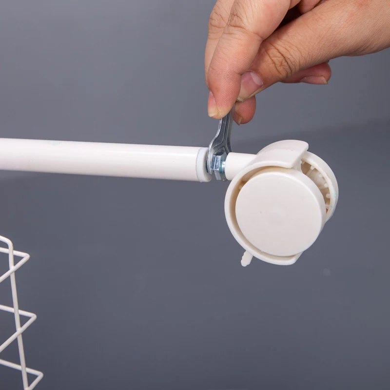 SINGAYE DIY четыре слоя многослойная полка со съемными колесами трещина стеллаж для