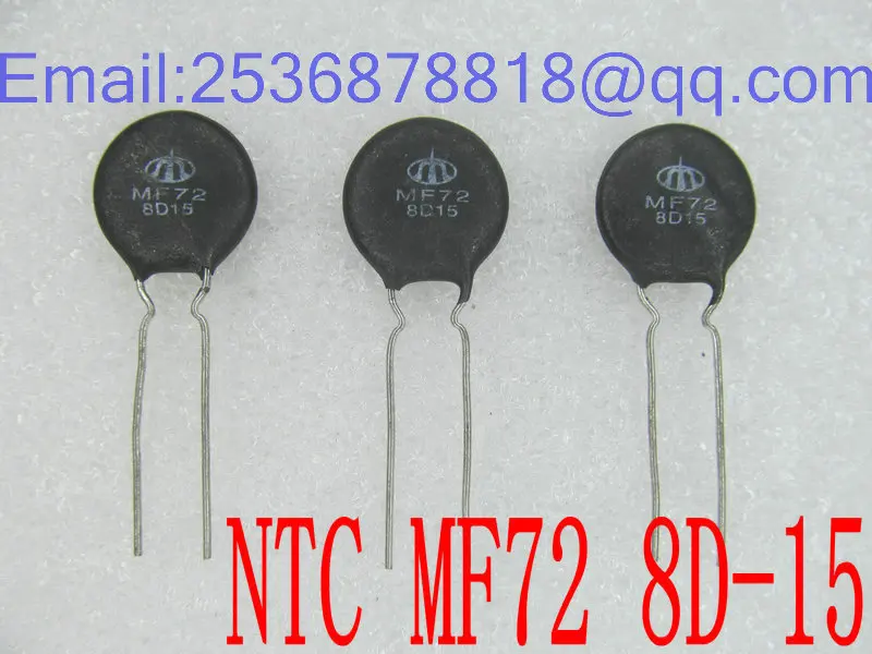 20 шт./лот NTC термистор отрицательной температуры 8 Ом диаметр 15 мм MF72 8D15|thermistor