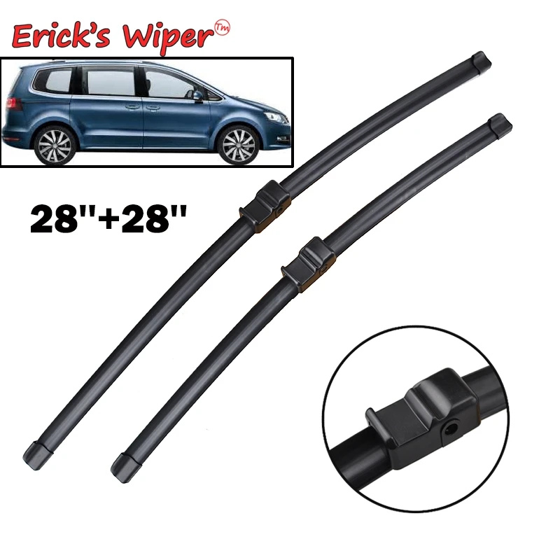 Передние стеклоочистители Erick's Wiper LHD &amp RHD для VW Sharan 7M 2001 2010 лобовое стекло 28 &quot+