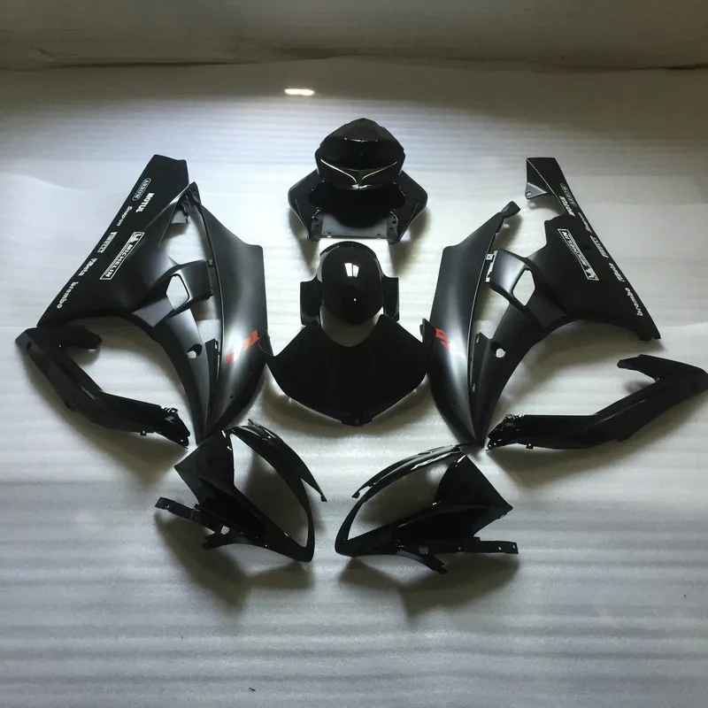 Набор для литья под давлением обтекатель YAMAHA YZFR6 06 07 YZF R6 2006 2007 YZF600 yzfr6 Matte & gloss black
