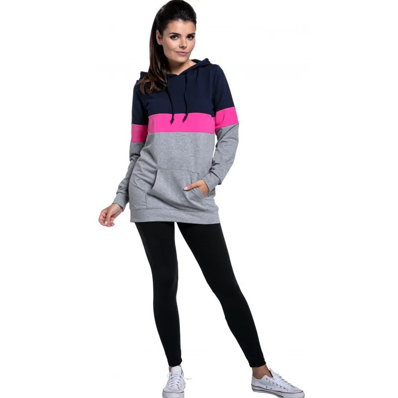 More Function Breastfeeding Clothing Lactation Woman Long Sleeve Top Nursing Pregnant Clothes Pregnancy Tshirt Maternity Tops | Мать и