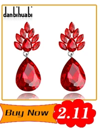 Danbihuabi, модные роскошные серьги, ювелирное изделие, брендовые, богемные, большие капли воды, серьги для женщин, хрустальные стразы