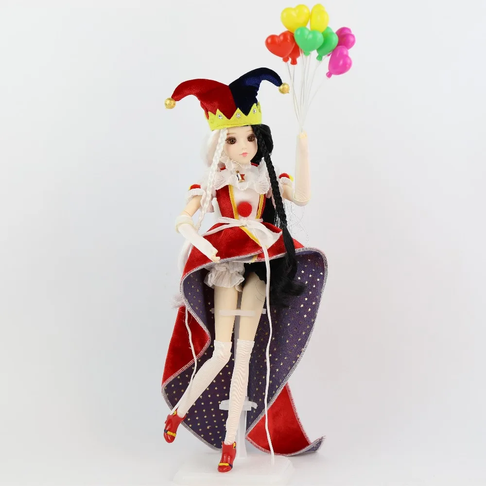 DBS 1/6 BJD MMgirl шарнирное тело белая кожа основная Аркана дурачок 0 и черная волоса
