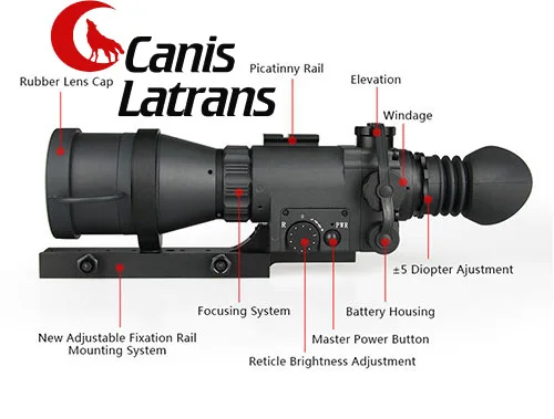 new arrival ATN style Aries MK 390 Paladin night vision rifle scope for hunting/camping CL27-0010 | Спорт и развлечения