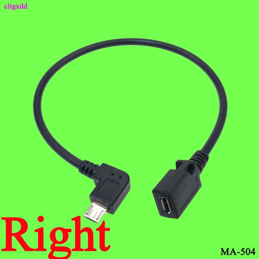 Cltgxdd Micro USB 2 0 B штекер-гнездо M / F Расширенный зарядный кабель провод адаптер