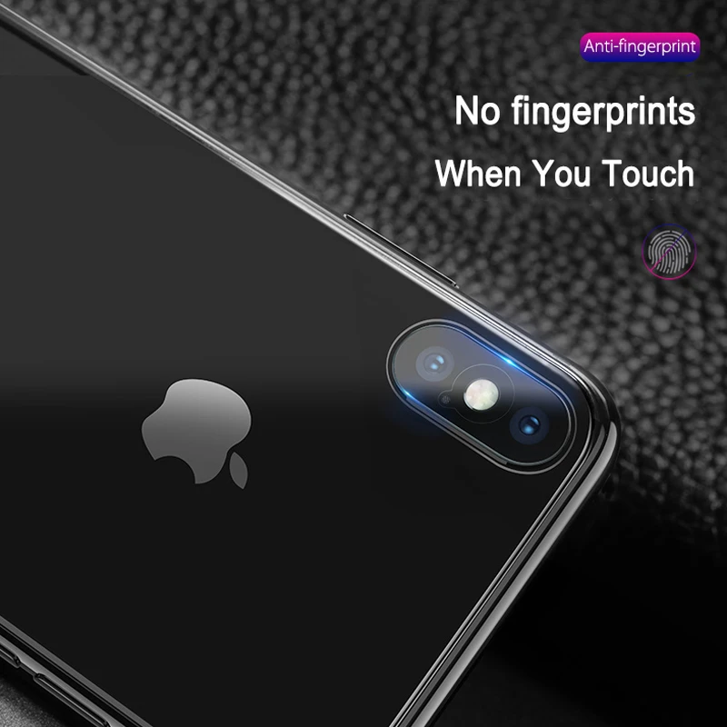 2019 HOCO 2pcs Transparent Camera Lens flexible Tempered Glass For iPhone X XS Max Back Cover Screen Protector Film | Мобильные