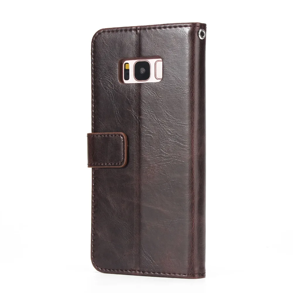 Befosson деловая искусственная кожа Crazy Horse сумка для Samsung Galaxy S8 S8plus чехол-кошелек
