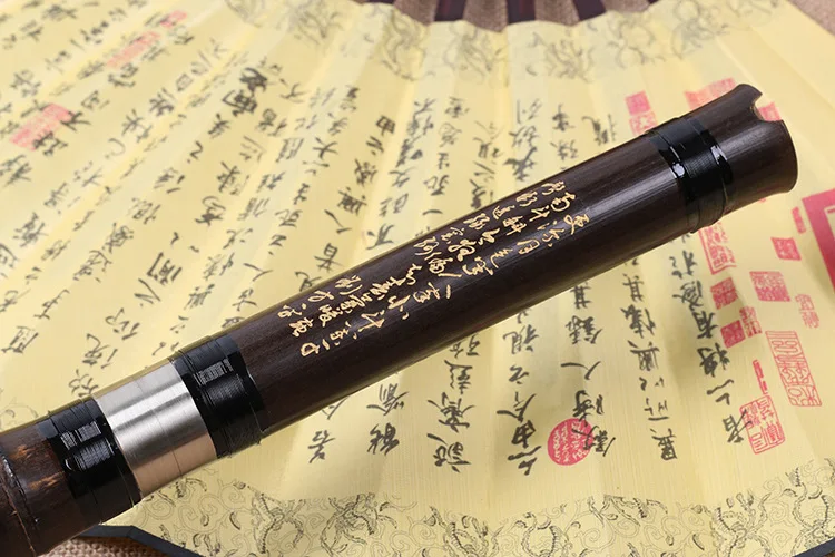 Китайские бамбуковые Музыкальные инструменты Xiao флейта медь две секции