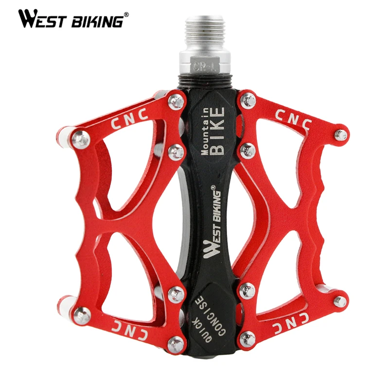 Ультралегкие алюминиевые педали WEST BIKING для горного велосипеда подшипники