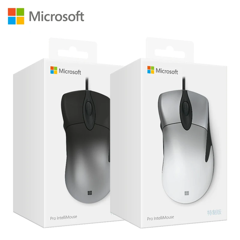 Мышь Microsoft Original Pro Intelli игровая мышь с PixArt PAW3389 16000DPI для ПК геймеров overwatch Starcraft