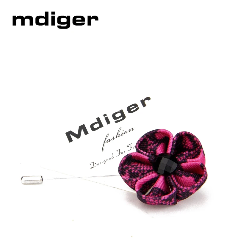 Mdiger Classic Brooches Ribbon Flower Lapel Pins Petal Markings Vintage Brooch For Wedding Size 4*9cm Mixed 13 Pcs/Lot Mens Pin | Украшения