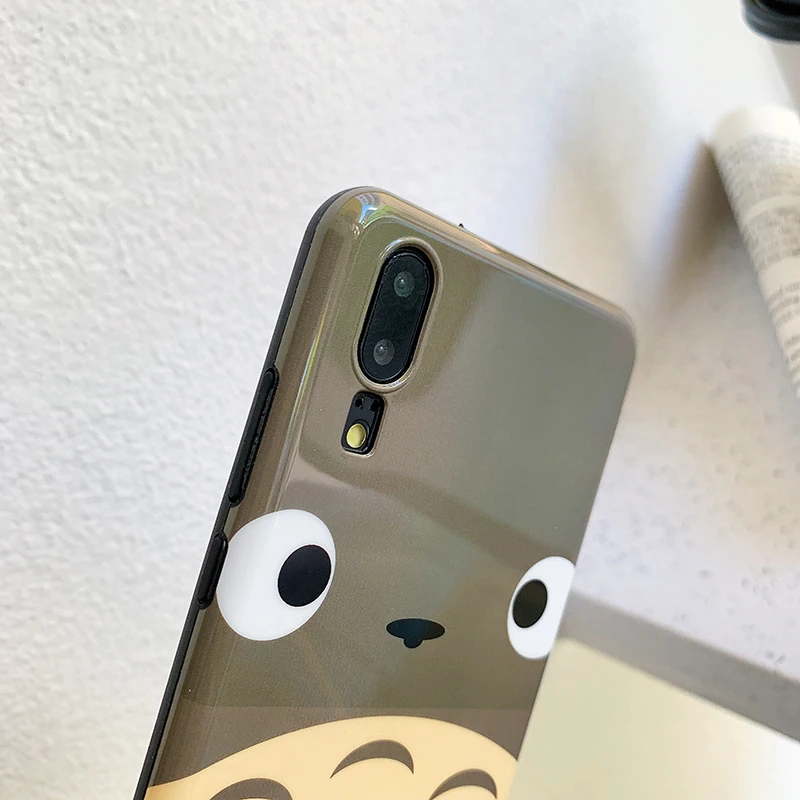 Чехлы для телефонов huawei P30 P20 Pro mate 20 Pro милый японский мультфильм Тоторо IMD мягкий чехол для Honor 10 Nova 3 3i 4 задние чехлы