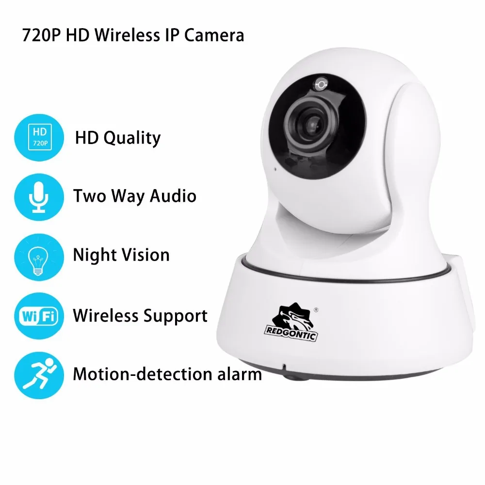 HD 720P 1.0MP PTZ Wi Fi IP Камера безопасности ИК Ночное видение двухстороннее аудио мини