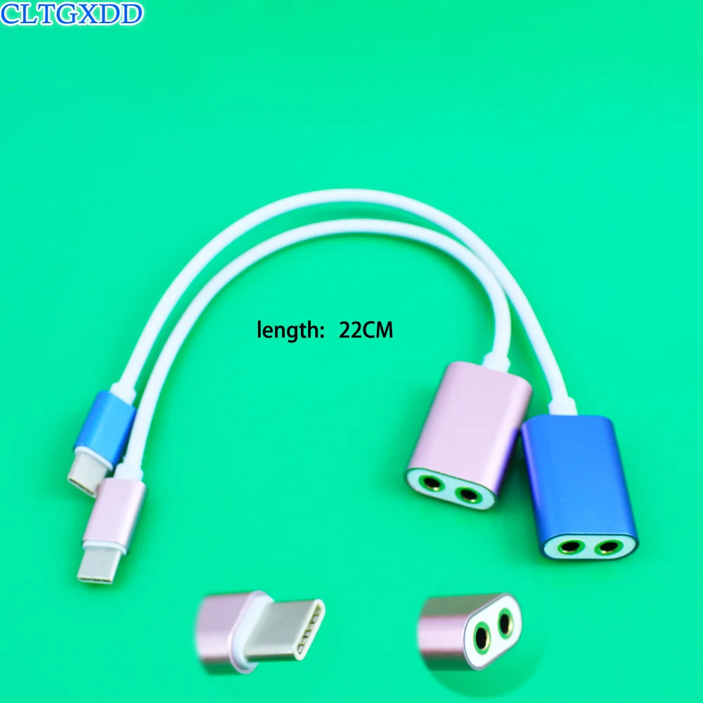 Cltgxdd Тип C USB до 3 5 мм аудио наушники стерео разъем Микрофон Женский адаптер для Moto Z