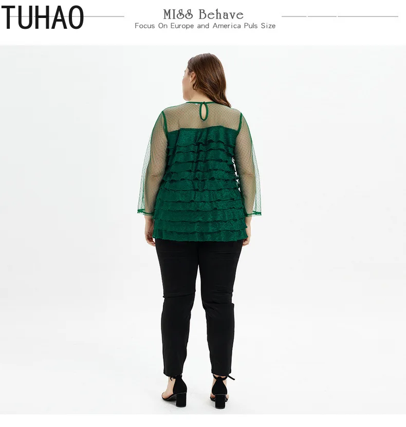 Женская блузка с оборками размеры до 3XL 2XL|Блузки| |