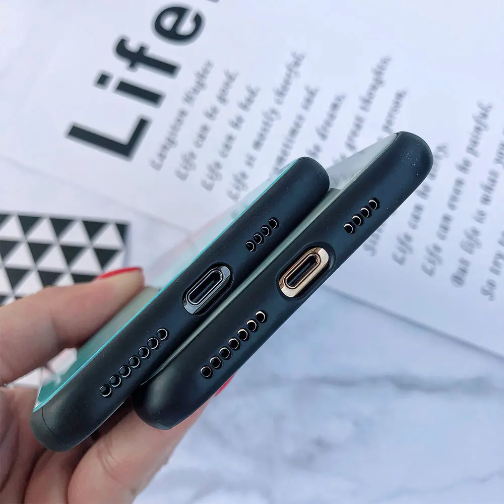 Стеклянный чехол звездного неба для iPhone X XS XR Xs Max 7 Plus 8 Жесткий Чехол Телефона 6 6S