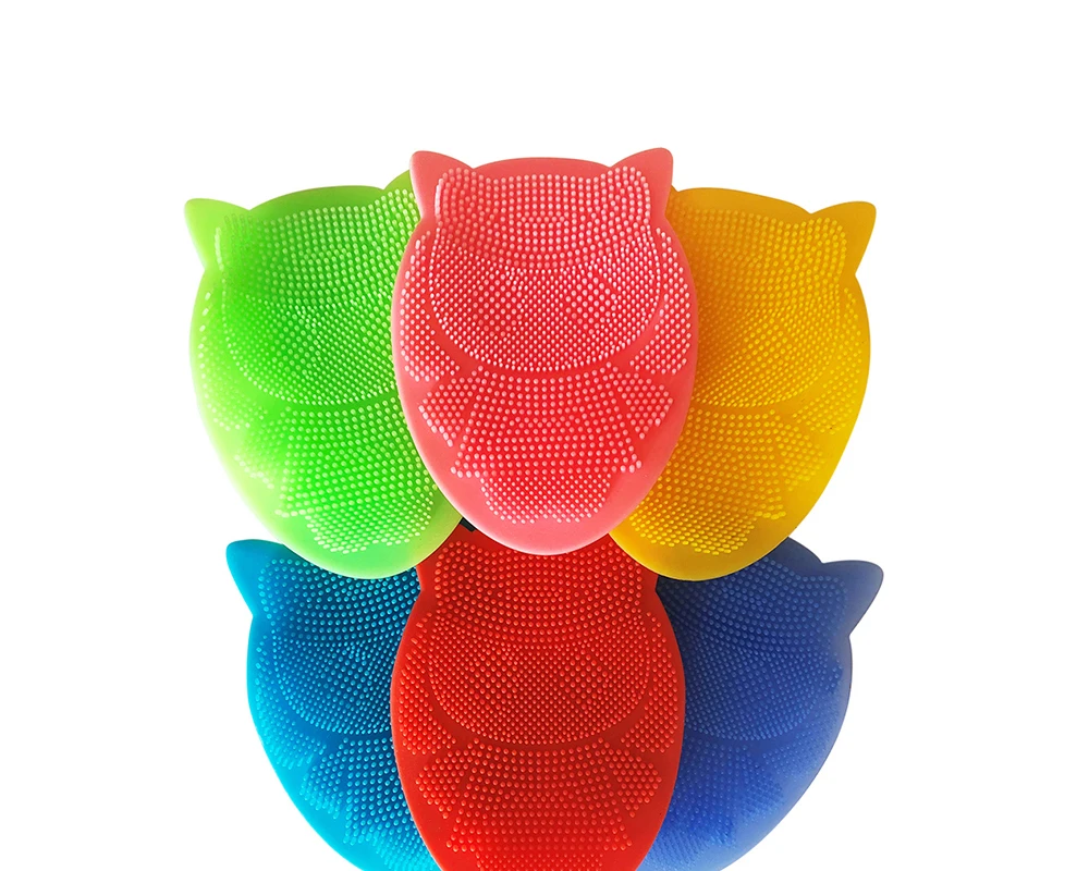 LSHOW 2 шт. силиконовая щетка для ванны скруббер Тела Перчатка антицеллюлитная