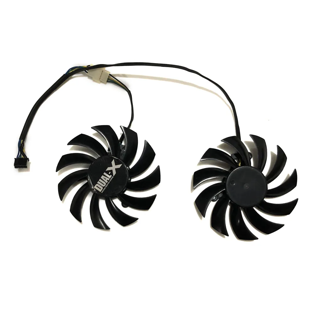 Вентилятор видеокарты FD7010H12S 75 мм кулер VGA для графической карты ZOTAC GTX660 Ti 2