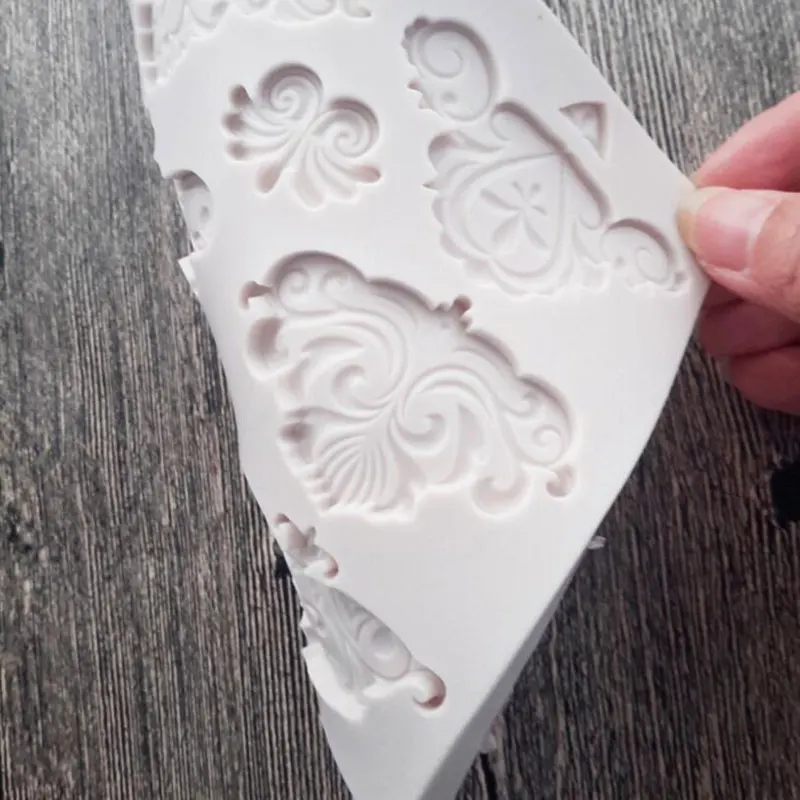 Рельефная силиконовая форма для помадки инструменты украшения торта формы