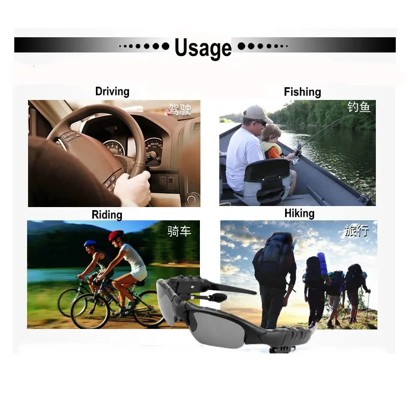 Спортивные стерео беспроводные очки ekslen гарнитура с Bluetooth солнцезащитные для