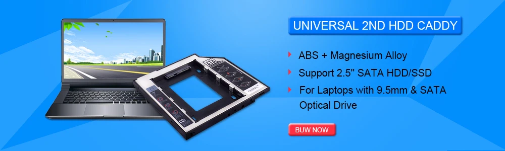 CHIPAL алюминиевый 2nd Second hdd Caddy 9,5 мм SATA 3,0 Optibay 2,5 ''SSD DVD CD-ROM корпус адаптер Жесткий диск чехол коробка