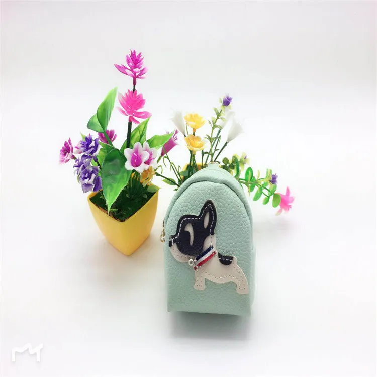 Новинка, кошелек с рисунком собаки из мультфильма, Южнокорейская версия, маленькая и свежая сумка для ключей, кошельки для передачи данных monedero, сумка carteras portamonet - Цвет: A