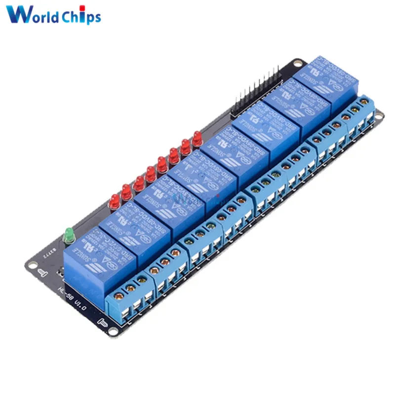 8 канальный релейный модуль 5 В экран для Arduino Uno Meage 2560 1280 ARM PIC AVR DSP|shield for arduino|shield