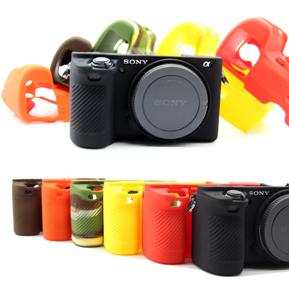 Силиконовый мягкий защитный чехол для камеры Sony a6500 | Электроника