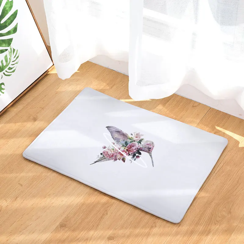 Monily Противоскользящий водонепроницаемый напольный коврик Фламинго лиса Сова