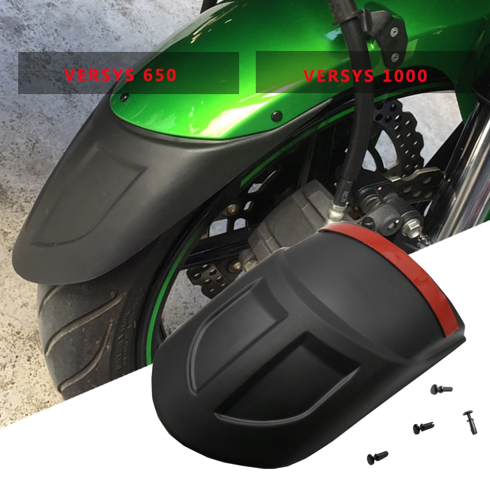 Передний удлинитель мотоцикла брызговик Hugger и задний для Kawasaki Versys 1000 2012 2019 KLE650 650
