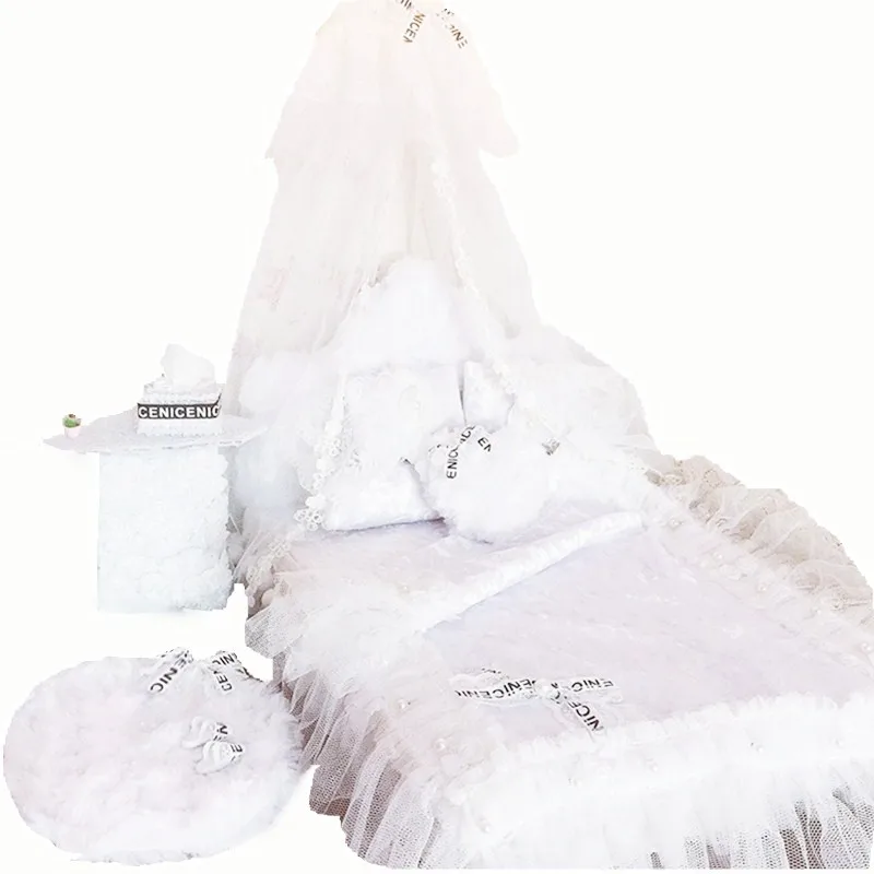 1:6 кукольная мебель для кукол миниатюрная кровать кавайная имитация мягкая