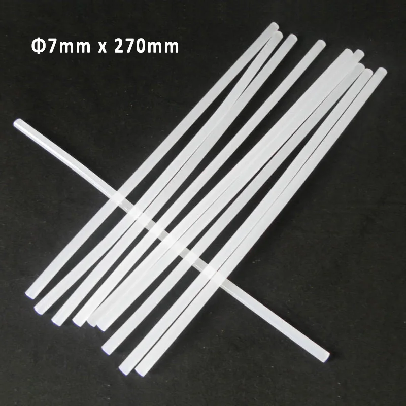 10 шт./упаковка, прозрачные клеевые палочки 7 мм x 270 мм
