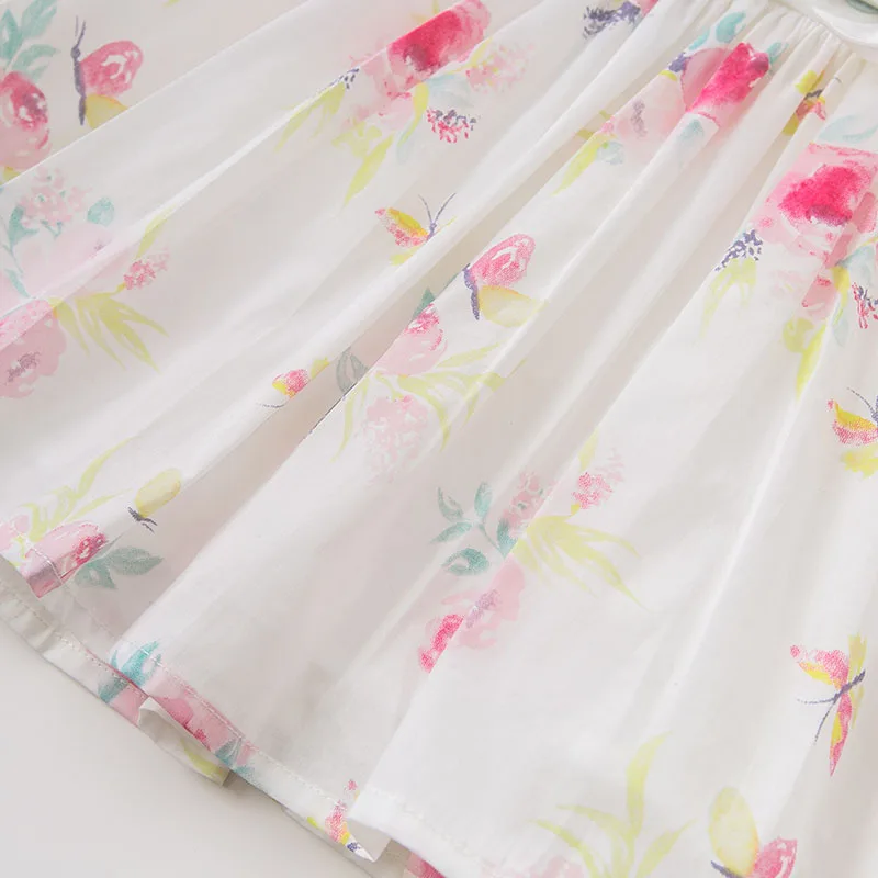 DBF9598 DAVE BELLA summer baby girl princess clothes children birthday party wedding dress with bows boutique floral dresses | Детская