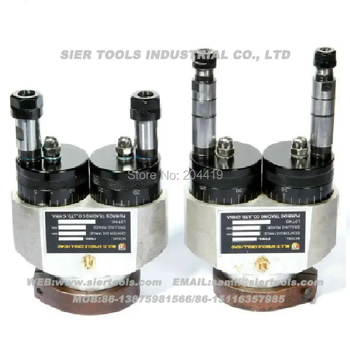 Регулируемые головки с 2 шпинделями/головки 23 91 мм регулируемой головкой