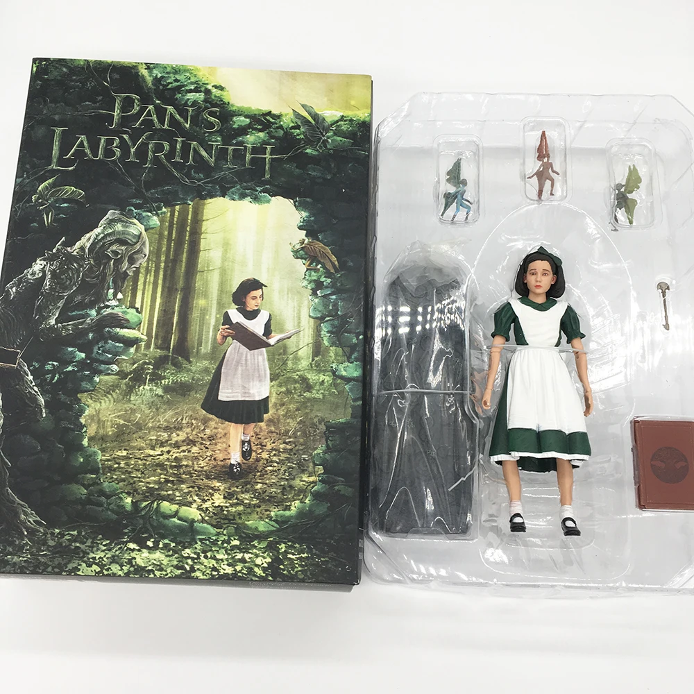 NECA фильм сковородки лабиринт El Laberinto del Fauno Faun Ofelia ПВХ фигурка модель игрушка кукла подарок