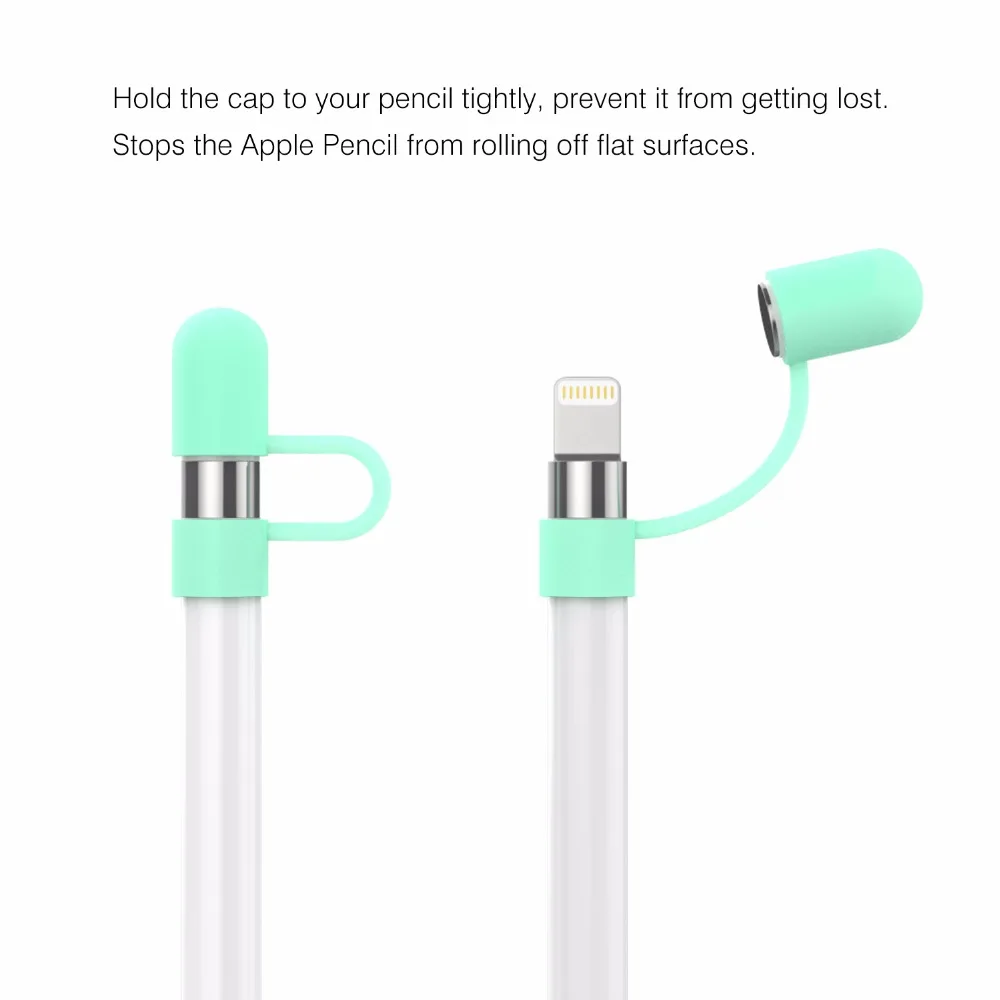 Держатель крышки карандаша для крышки карандаша Apple, силиконовые резиновые шапочки держатель для iPad 9,7 Pro Apple карандаш ручка Хранитель крышки