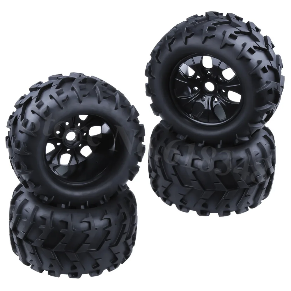 

4P RC 1/8 колеса Диаметр шин: 150 мм и 17 мм шестигранный для 1-8 Monster Truck HSP HPI Traxxas