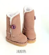 [MG305] горячая Распродажа neoBlythe в кукольном стиле;# короткие кожаные зимние сапоги для neoBlythe кукла для изготовления ботинок для оптовой продажи - Цвет: light brown